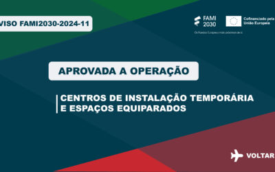 Aprovada operação para apoio a Centros de Instalação Temporária e Espaços Equiparados