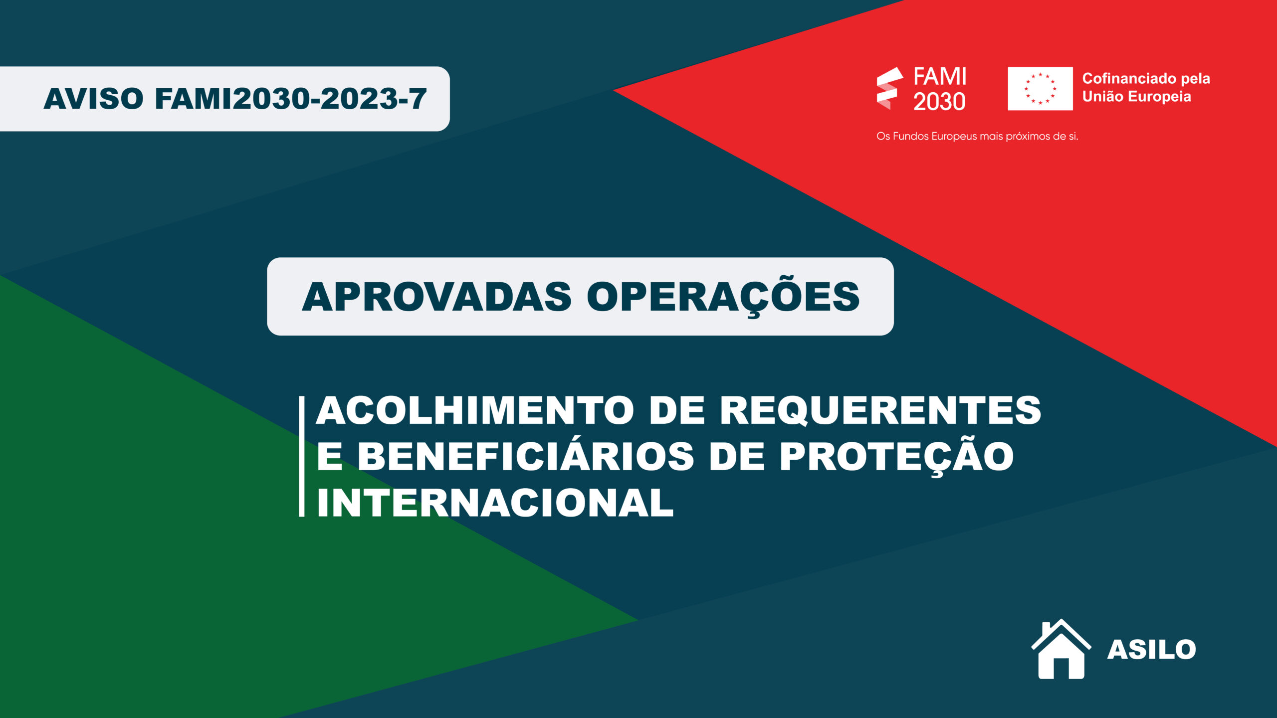 Aprovadas Operações - Aviso FAMI2030-2023-7